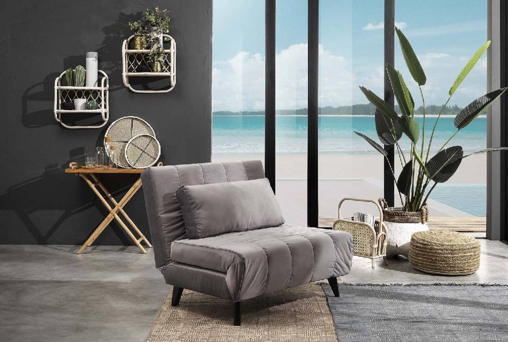 Oresteluchetta poltrona / letto TARRY GREY Novità