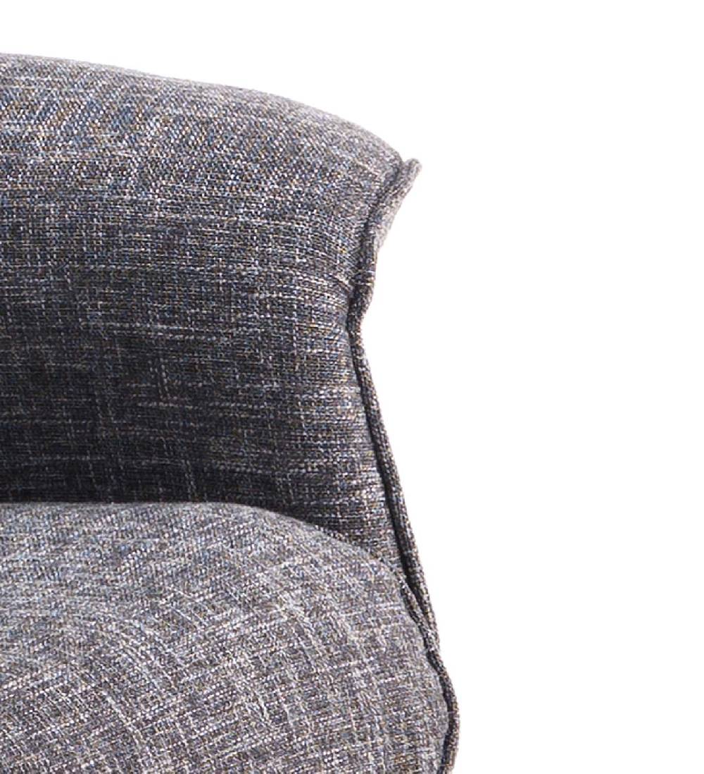 Oresteluchetta poltrona comfort girevole con pouf NORY Sconto