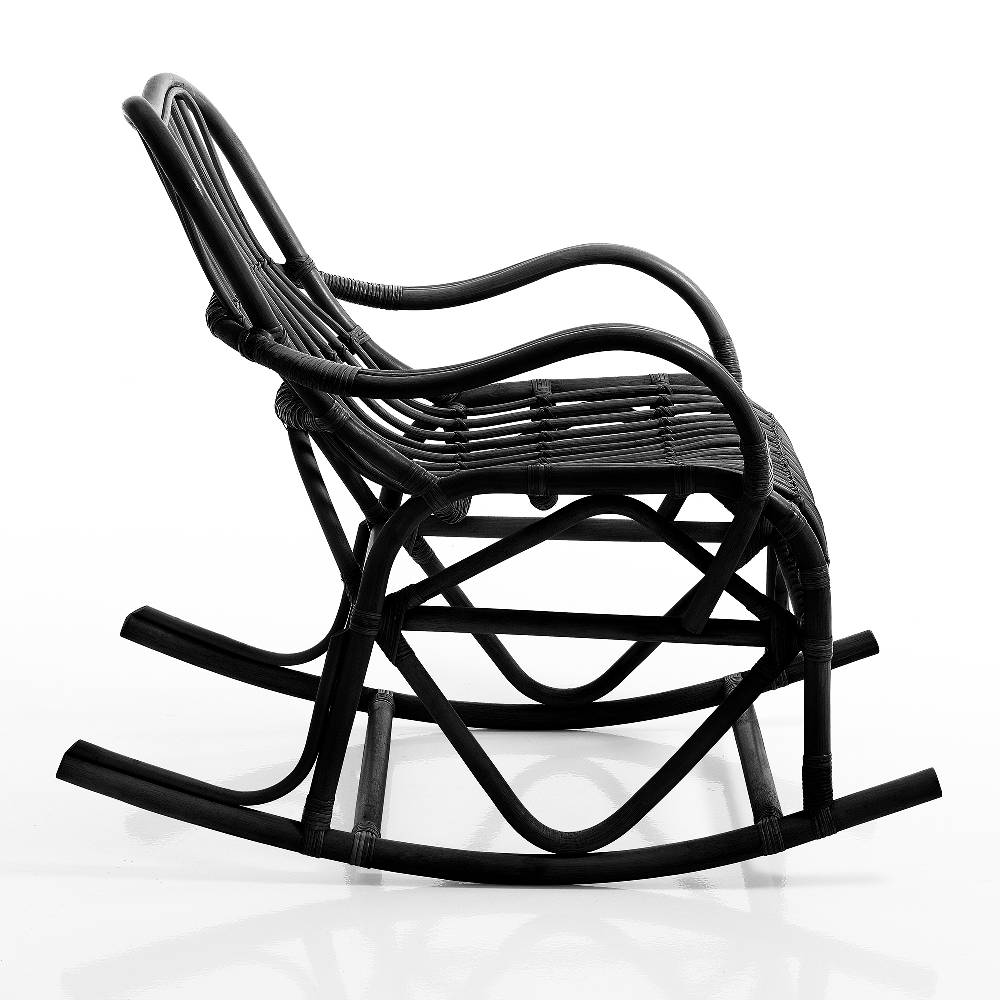 Oresteluchetta Sedia a dondolo PEACE BLACK Hotsell