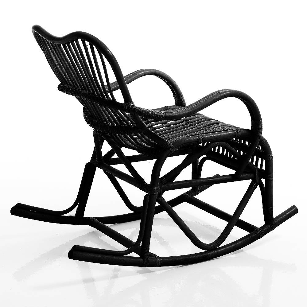 Oresteluchetta Sedia a dondolo PEACE BLACK Hotsell