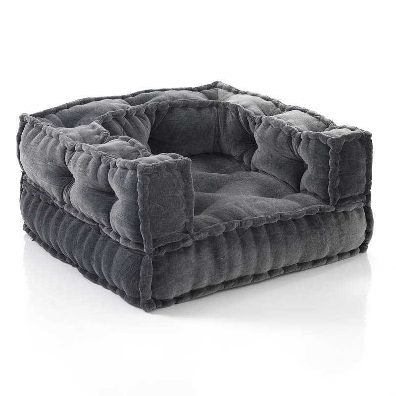 Oresteluchetta Poltrona VELLUTO YANTRA GREY In Linea