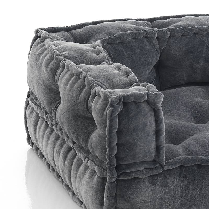 Oresteluchetta Poltrona VELLUTO YANTRA GREY In Linea