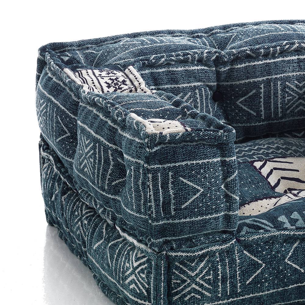Oresteluchetta Poltrona YANTRA WHITE/BLUE PATCH Vendita