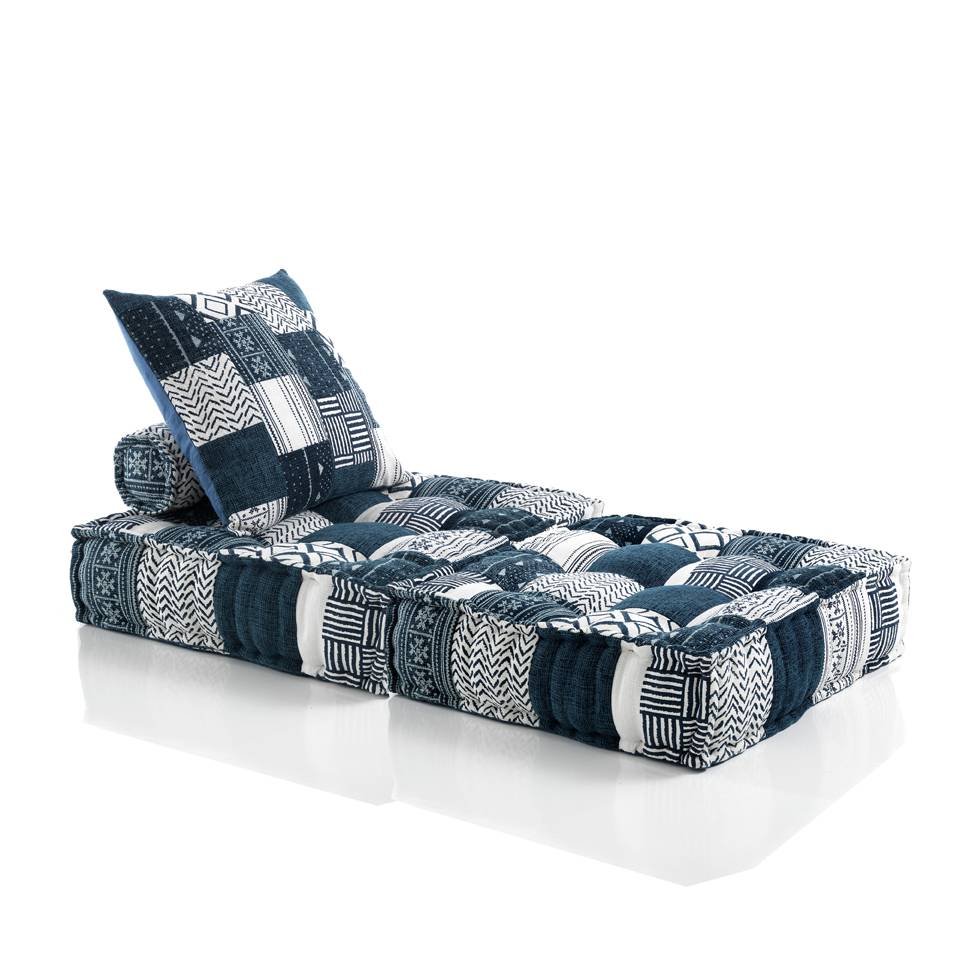 Oresteluchetta Poltrona / chaise longue YANTRA WHITE/BLUE composizione 01 Spedizione Gratuita