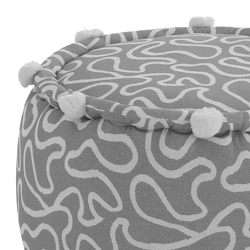 Oresteluchetta Pouf rotondo NEIGE Convenienza