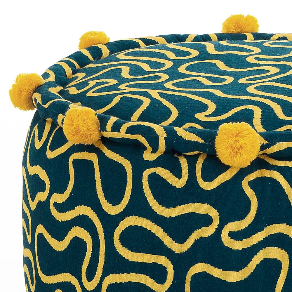 Oresteluchetta Pouf rotondo LUXE Sconto