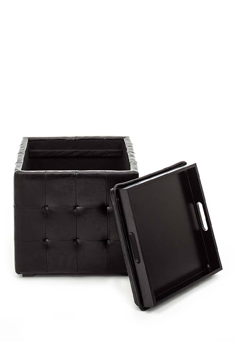 Oresteluchetta pouf poggiapiedi LOWELL BLACK Outlet
