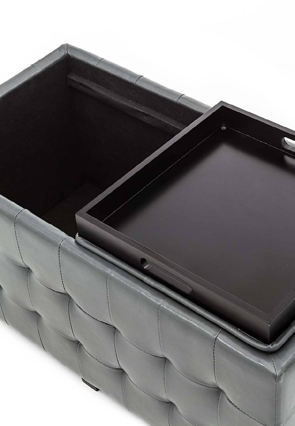 Oresteluchetta doppio pouf poggiapiedi LOWELL GREY Offerte