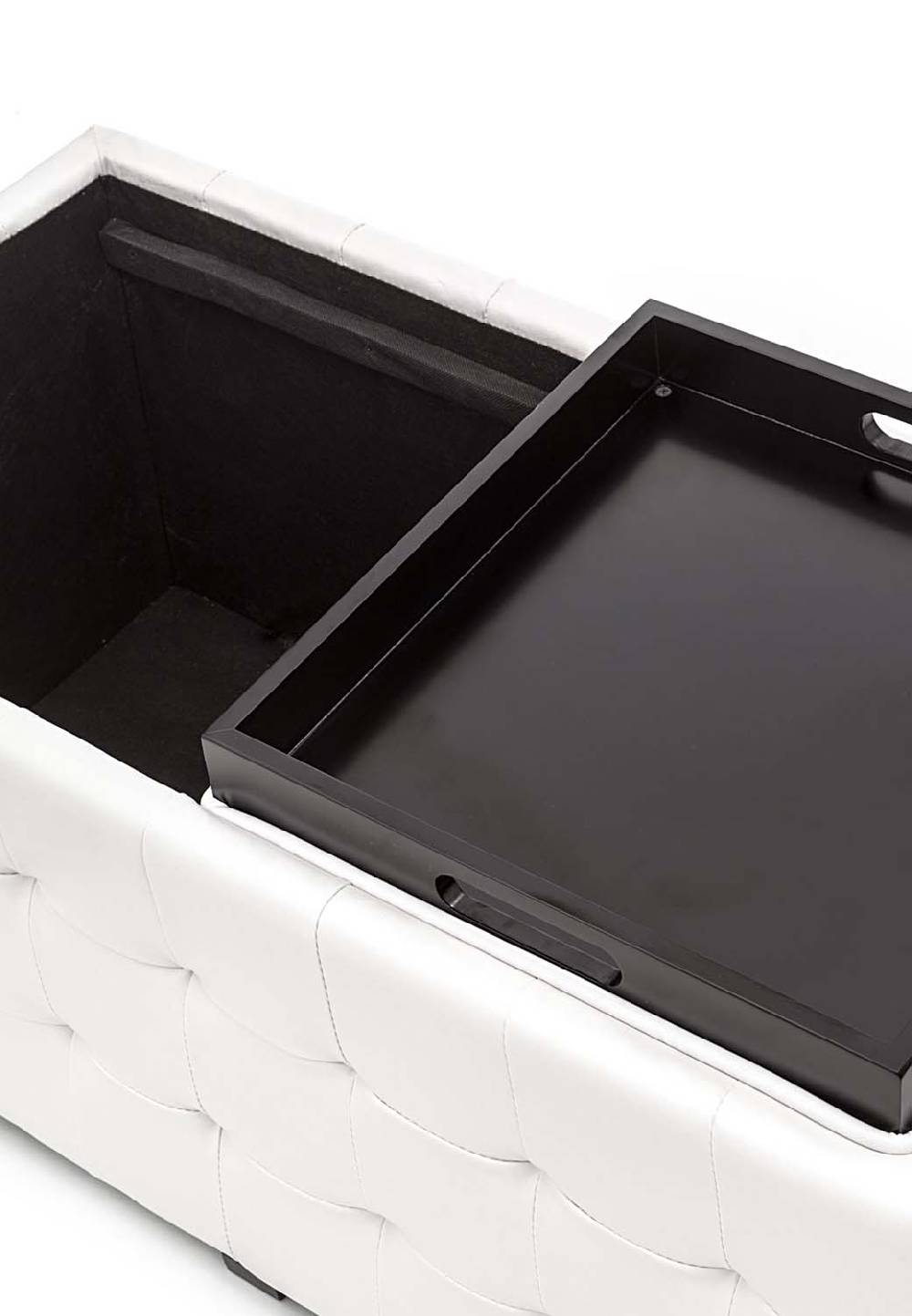 Oresteluchetta doppio pouf poggiapiedi LOWELL WHITE Hotsell