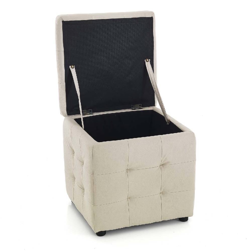 Oresteluchetta Pouf contenitore KILLEEN BEIGE Vendita Calda