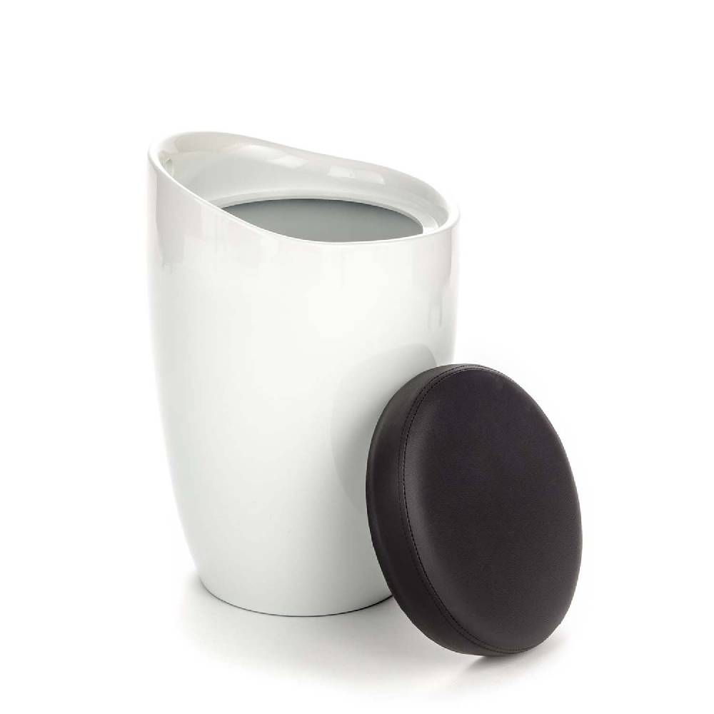 Oresteluchetta pouf/contenitore MONO WHITE Vendite Flash
