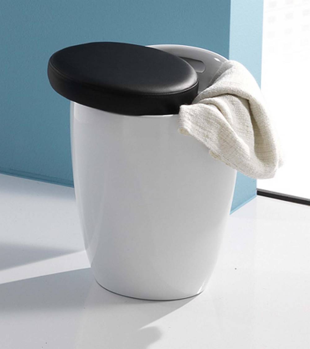 Oresteluchetta pouf/contenitore MONO WHITE Vendite Flash