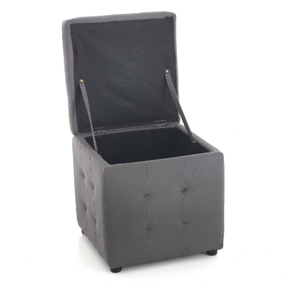 Oresteluchetta Pouf contenitore KILLEEN DARK GREY 2025