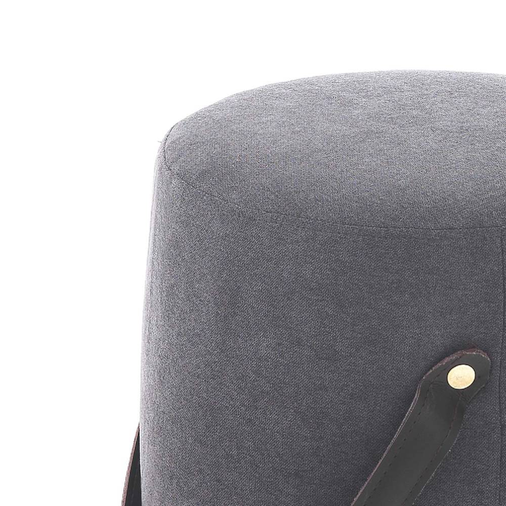 Oresteluchetta Pouf imbottito RAGE DARK GREY Nuovo