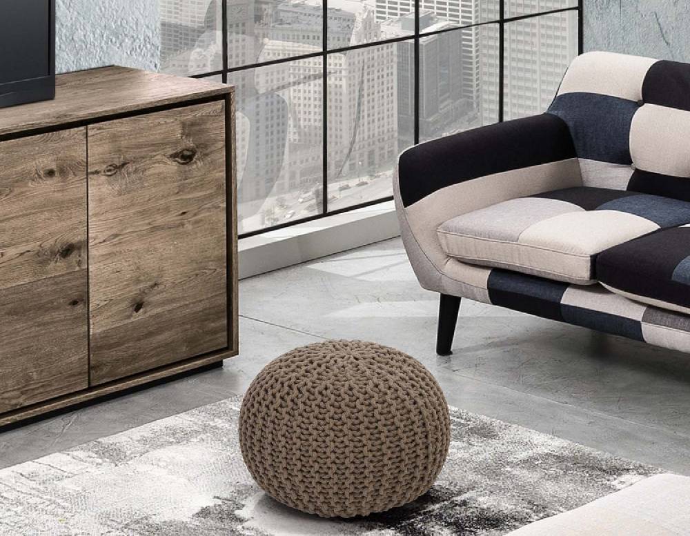 Oresteluchetta pouf LINS BEIGE Acquista Ora