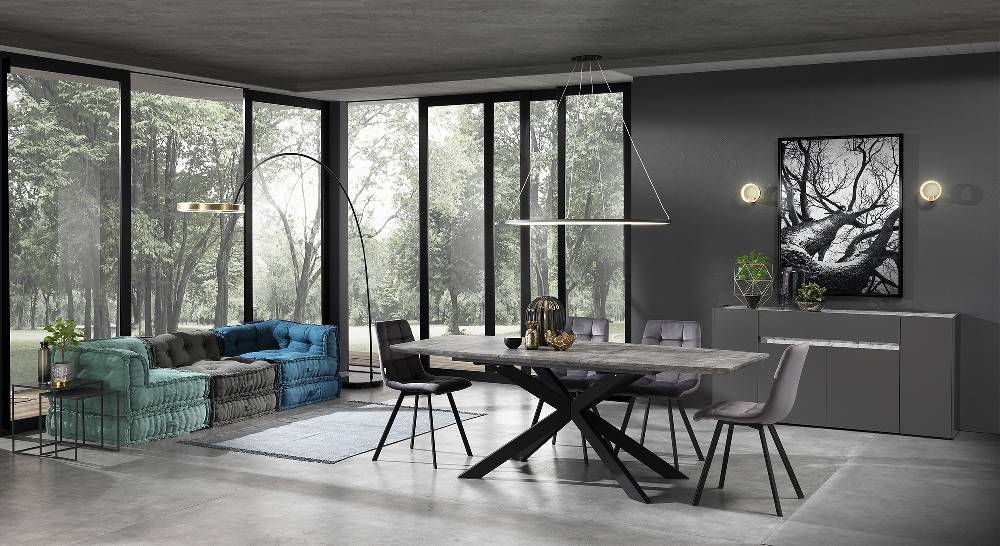 Oresteluchetta Pouf quadrato BLUE Negozio