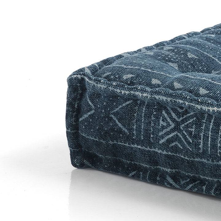 Oresteluchetta Pouf rettangolare YANTRA BLUE 2025