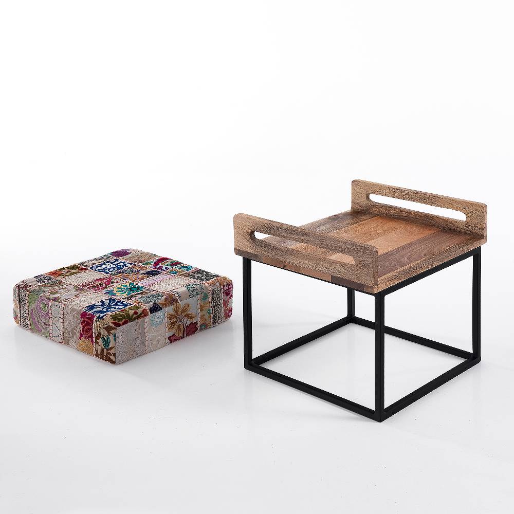 Oresteluchetta Pouf / Tavolino YANTRA WHITE PATCH Vendita