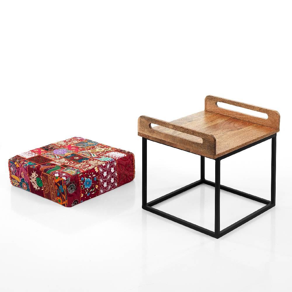 Oresteluchetta Pouf / Tavolino YANTRA RED PATCH Promozione
