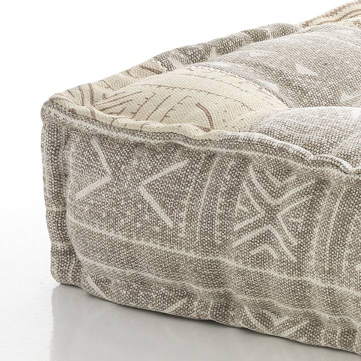 Oresteluchetta Pouf quadrato YANTRA BROWN /BEIGE Fino Al -60%