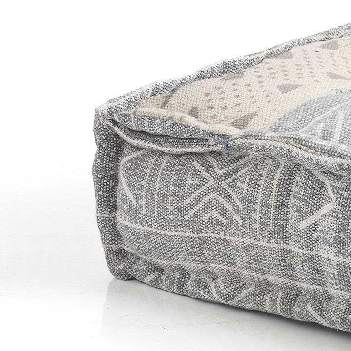 Oresteluchetta Pouf quadrato YANTRA GREY/BEIGE Shopping Online