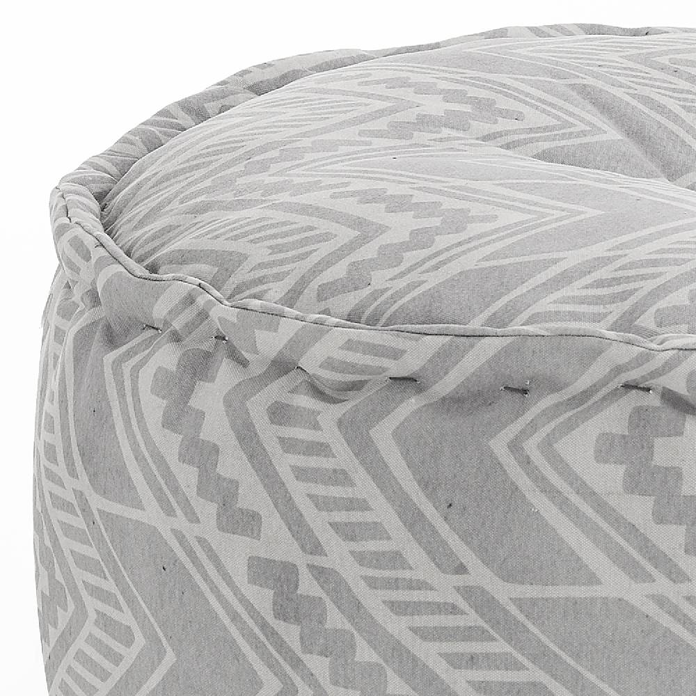 Oresteluchetta Pouf OUTDOOR YANTRA IKAT GREY Convenienza