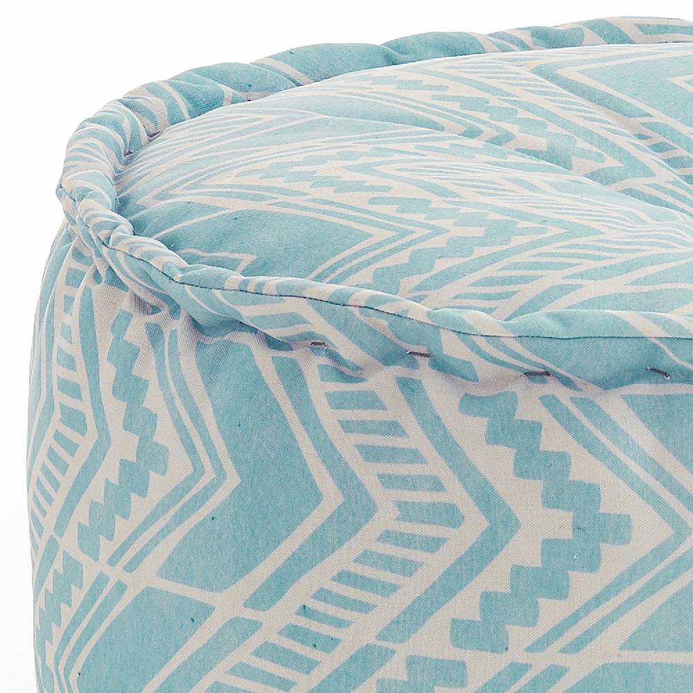 Oresteluchetta Pouf OUTDOOR YANTRA IKAT MINT Novità