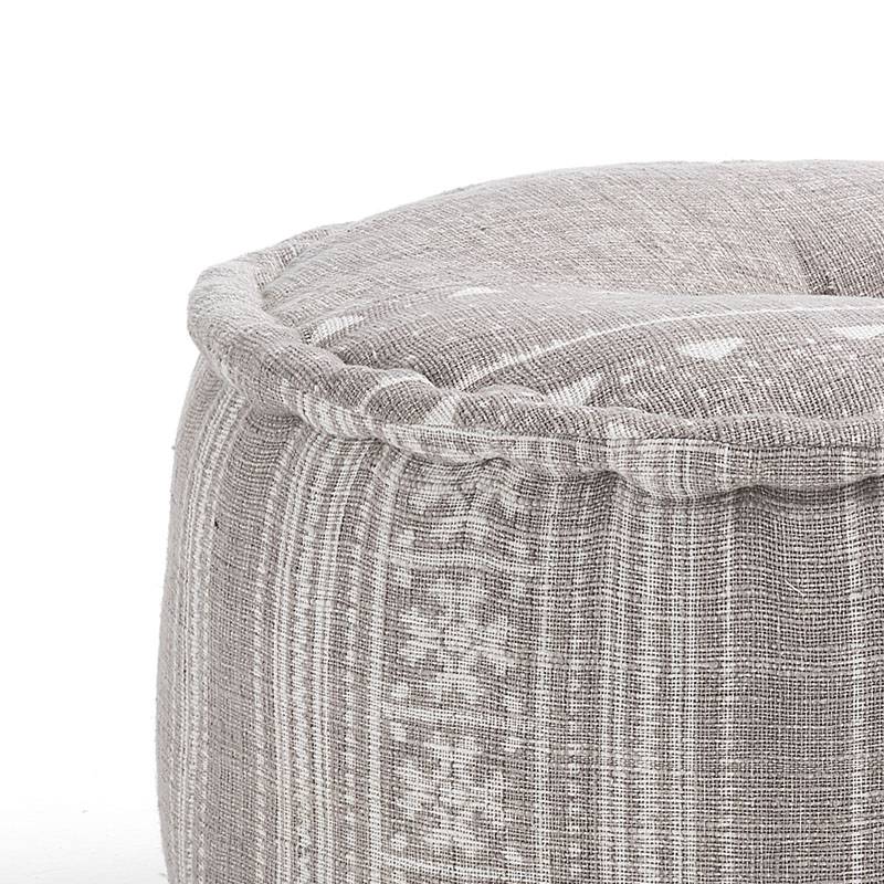 Oresteluchetta Pouf rotondo YANTRA BROWN Online