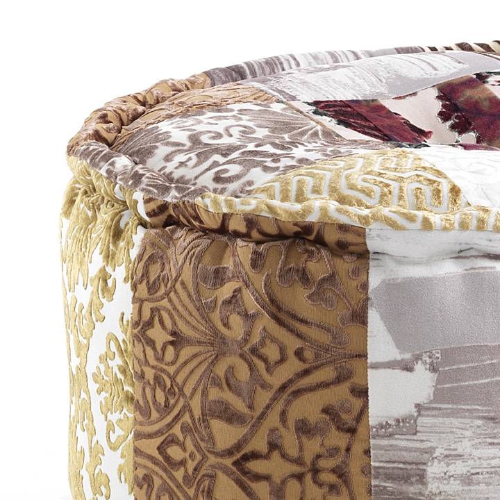 Oresteluchetta Pouf rotondo YANTRA VELVET Negozio