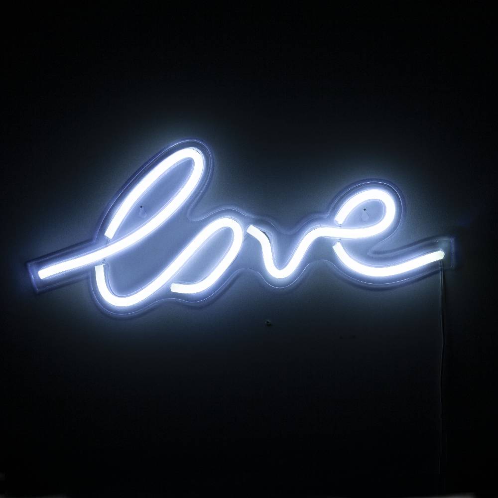 Oresteluchetta scritta luminosa da parete LOVE Online