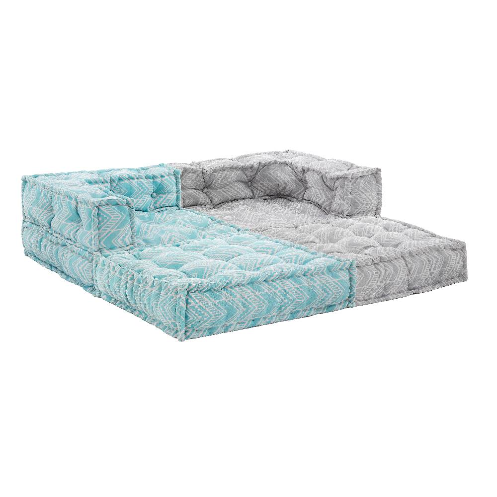 Oresteluchetta Divano 2 posti OUTDOOR IKAT MINT & GREY Composizione 57 2025