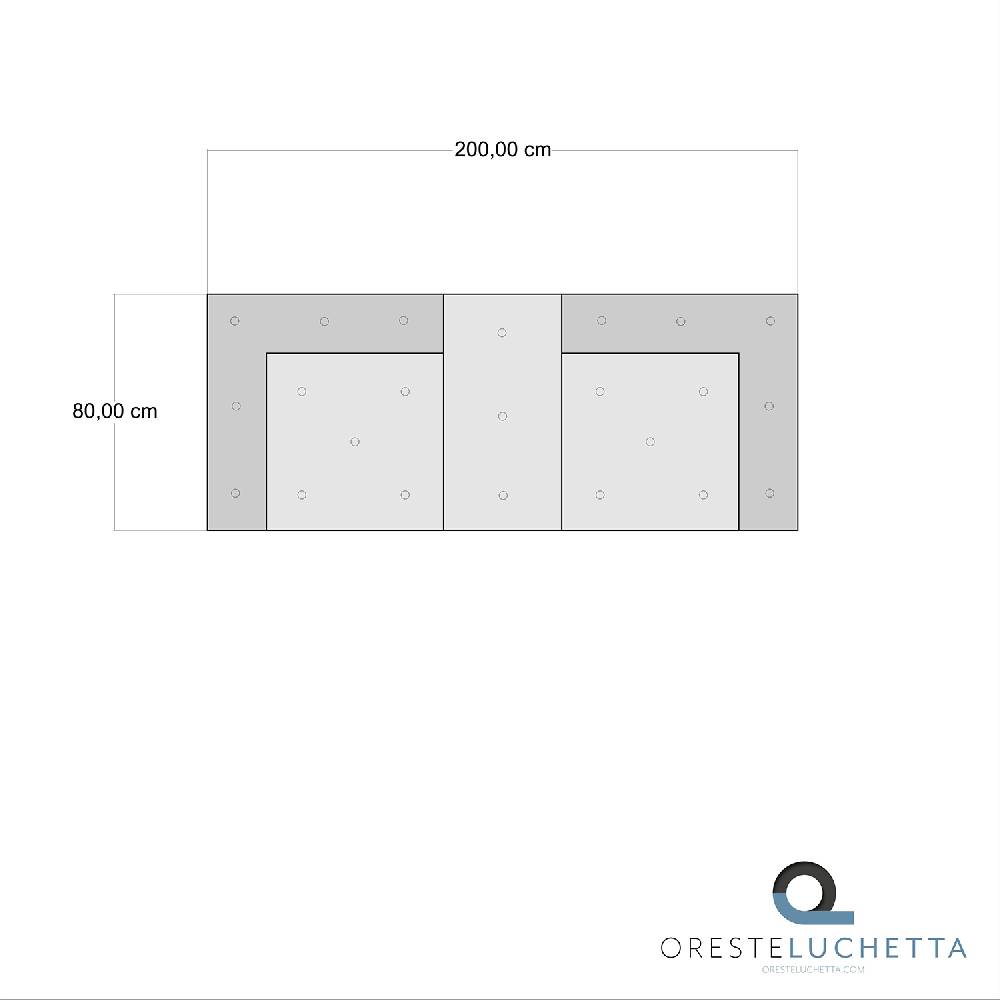 Oresteluchetta Divano 2 posti MAXI YANTRA Promozione