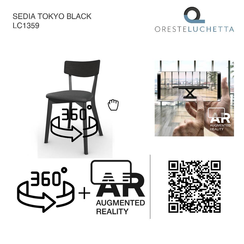 Oresteluchetta SEDIA TOKYO BLACK Hotsell