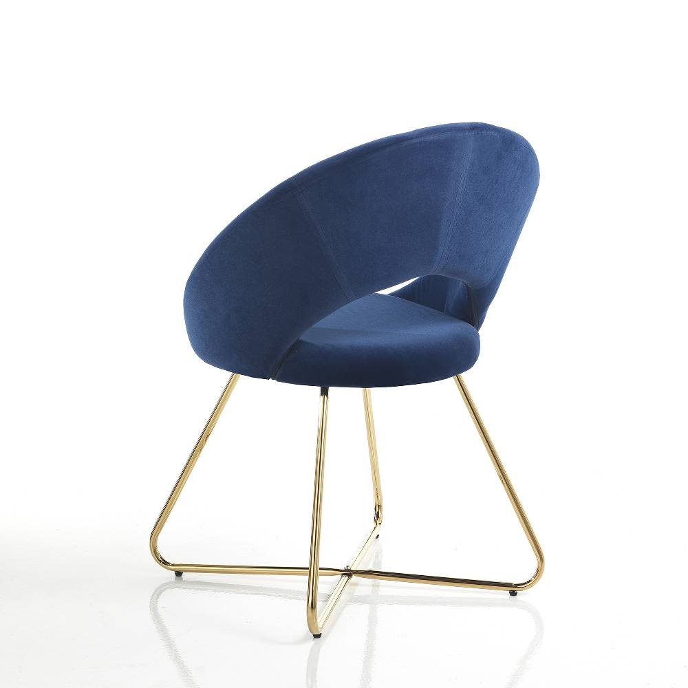 Oresteluchetta SEDIA / POLTRONA LAUREL BLUE Vendita Calda