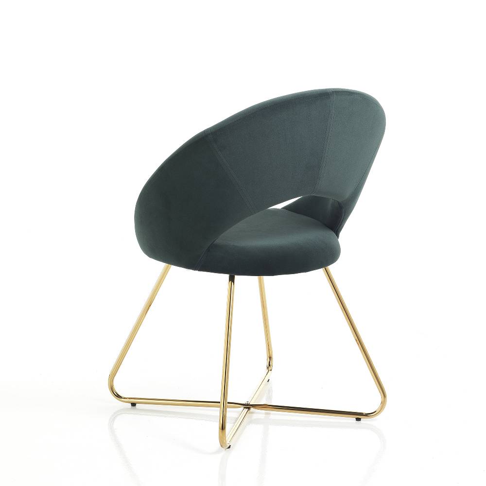 Oresteluchetta SEDIA / POLTRONA LAUREL GREEN Saldi Di Fabbrica