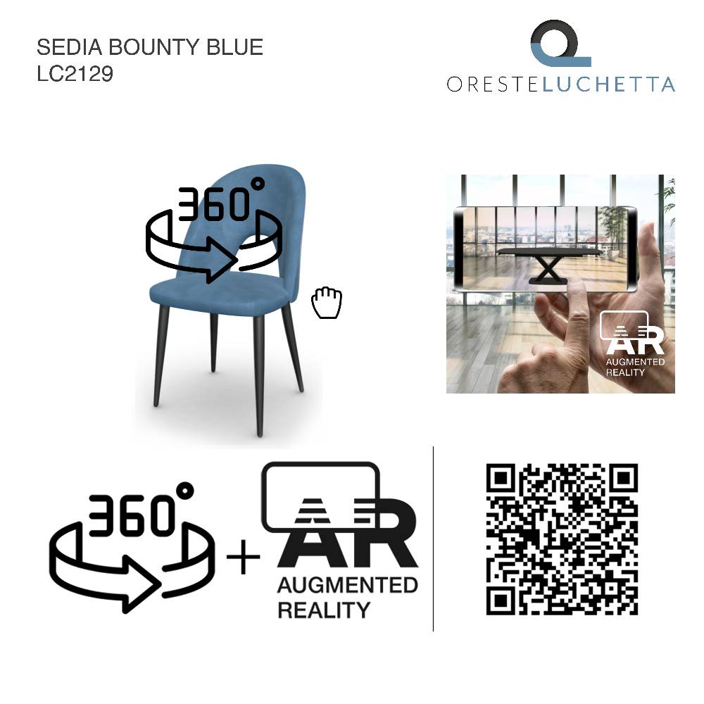 Oresteluchetta SEDIA BOUNTY BLUE Negozio