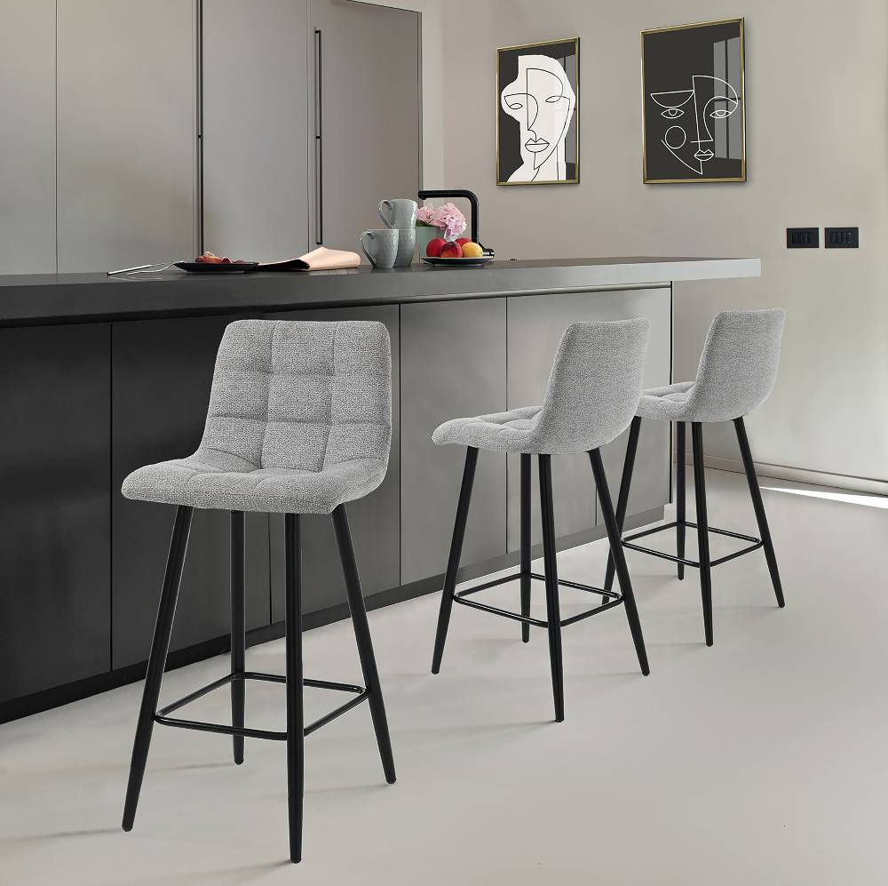 Oresteluchetta SGABELLO AMELIE LIGHT GREY HOME Black Friday