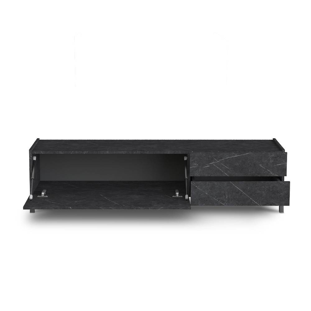 Oresteluchetta PORTA TV BURHAM BLACK MARBLE Soddisfazione Garantita