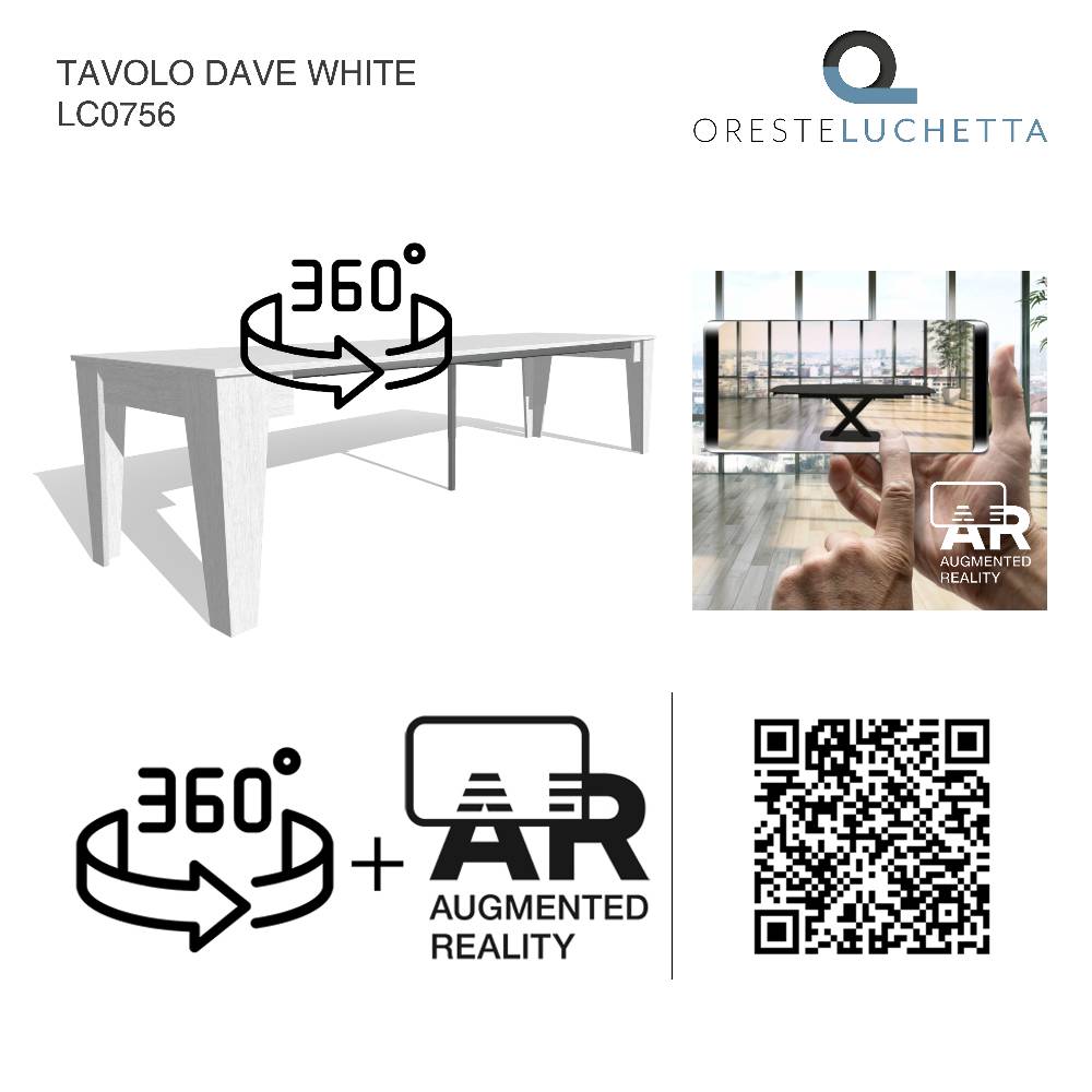Oresteluchetta Tavolo/consolle DAVE WHITE Vendita Economica