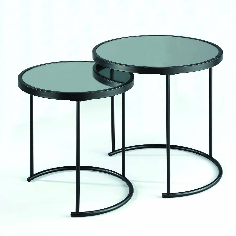 Oresteluchetta set 2 tavolini JAMIE BK