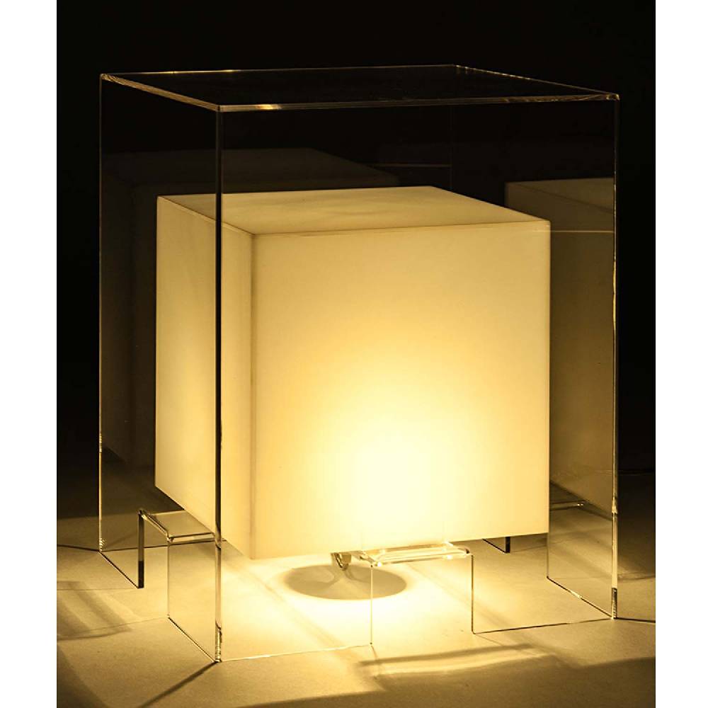 Oresteluchetta tavolino luminoso CANBERRA WHITE Sostegno trimestrale
