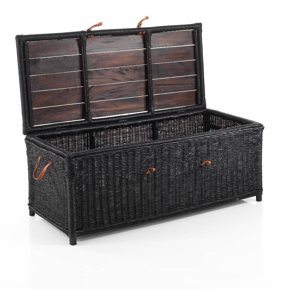 Oresteluchetta Tavolino contenitore KINO BLACK Sottocosto