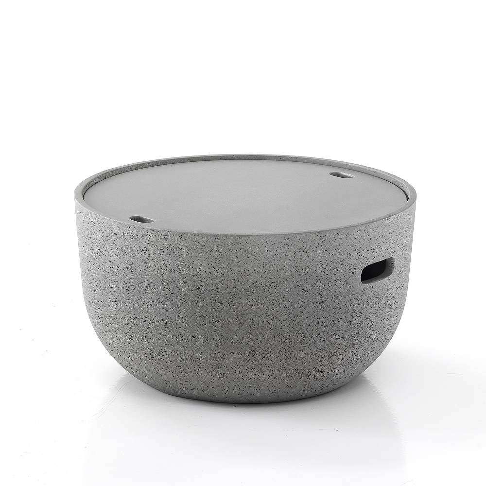 Oresteluchetta tavolino da interno / esterno con contenitore SILKY ROUND Online