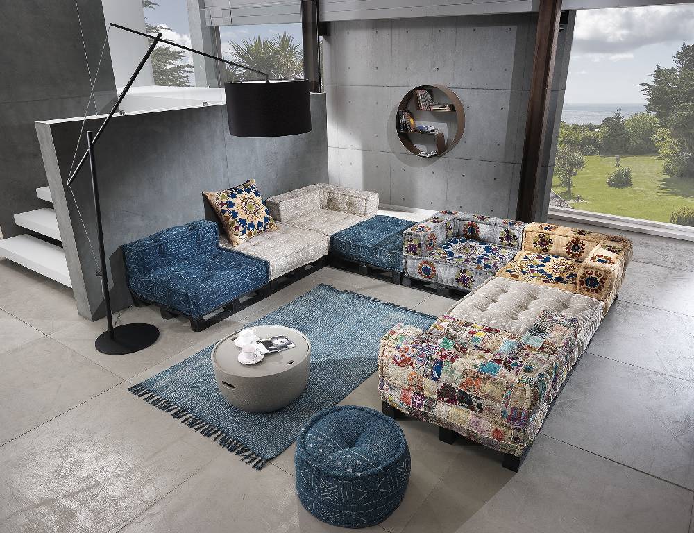 Oresteluchetta tavolino da interno / esterno con contenitore SILKY ROUND Online