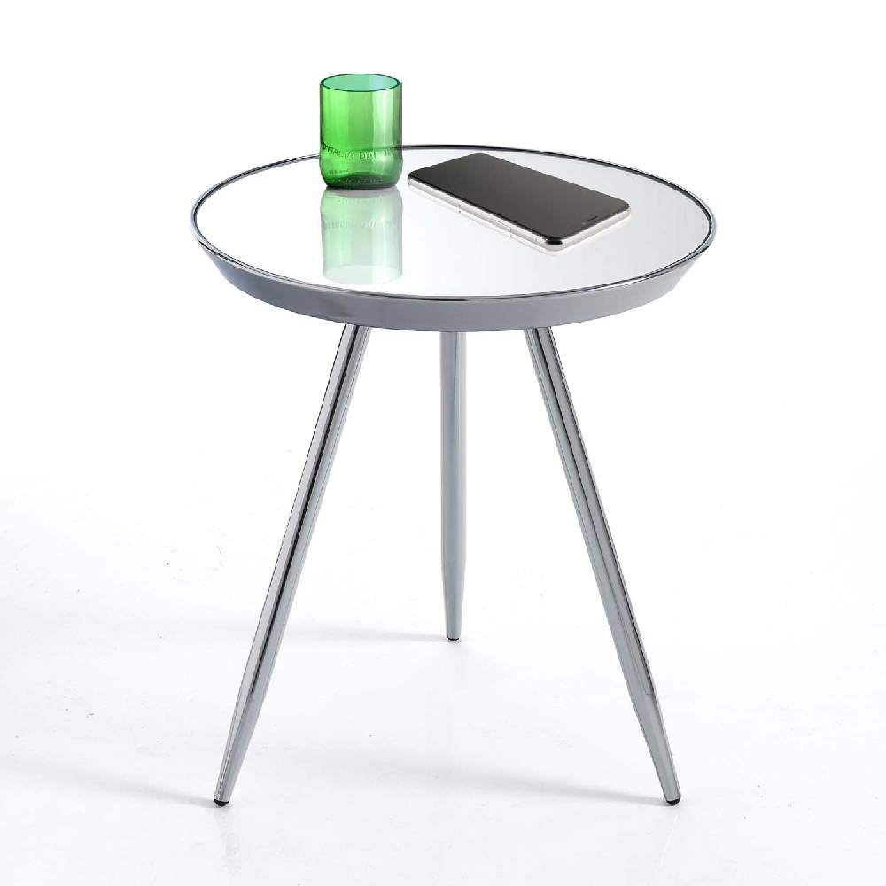 Oresteluchetta Tavolino / comodino IRVINE CHROME Nuova