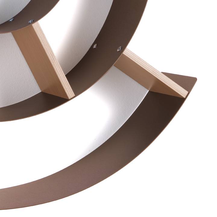 Oresteluchetta mensola da parete TWIST CORTEN 2025