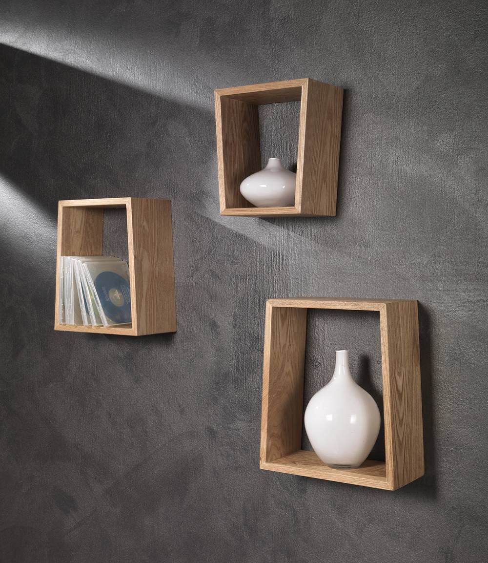 Oresteluchetta Set 3 mensole EYES WOOD Sconto