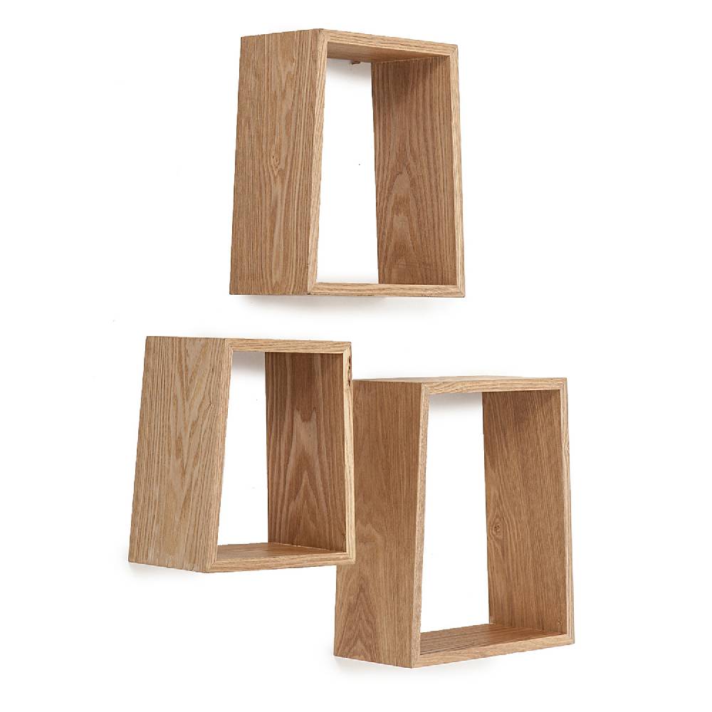 Oresteluchetta Set 3 mensole EYES WOOD Sconto