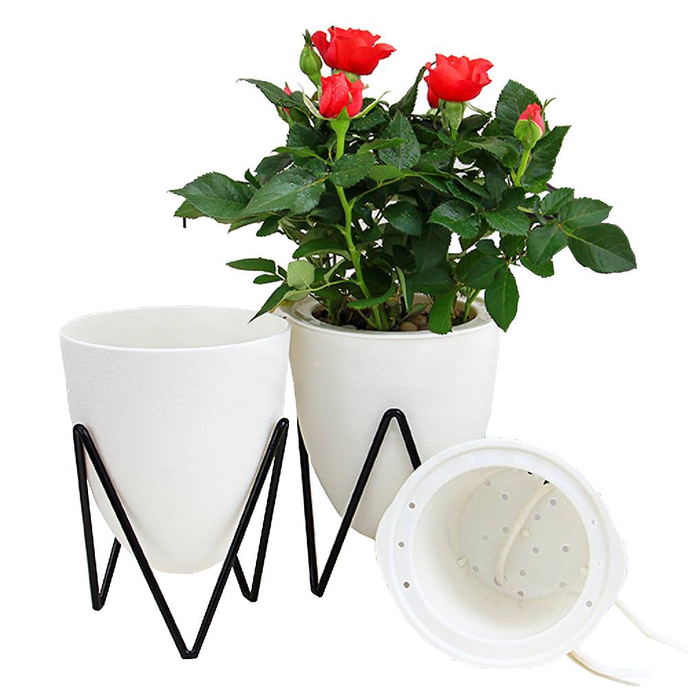 Oresteluchetta Vaso autoinnaffiante per esterno / interno POPPY SMALL Soddisfazione Garantita