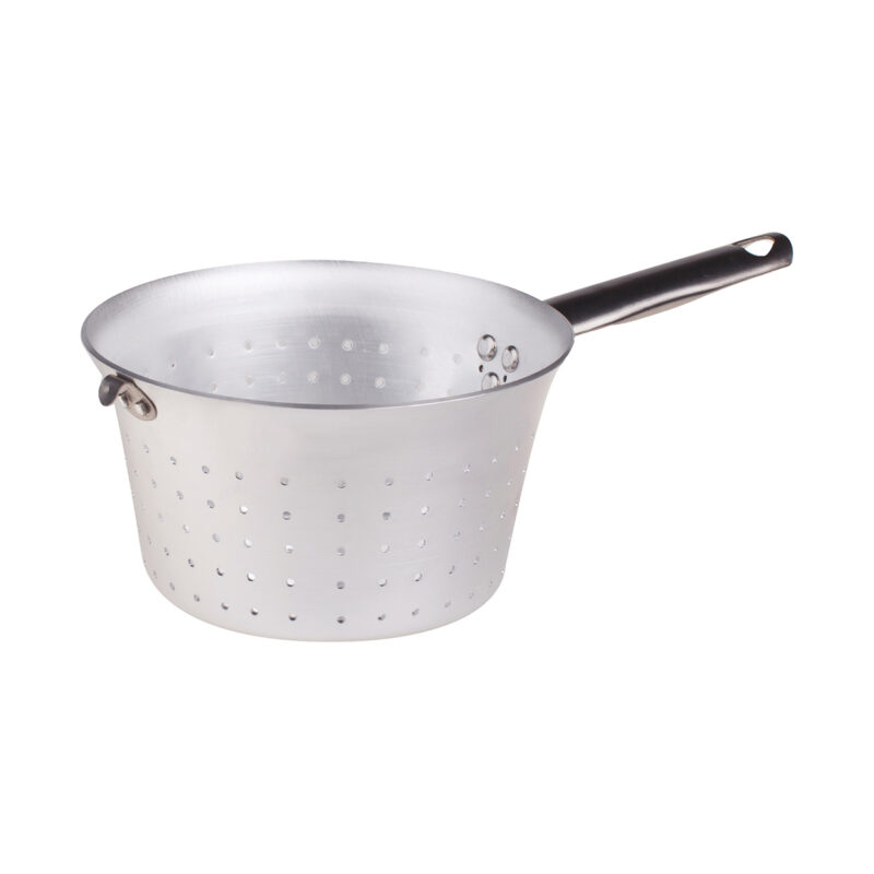 Pentole Agnelli Colapasta conico in alluminio 3mm – 1 manico e 1 gancio